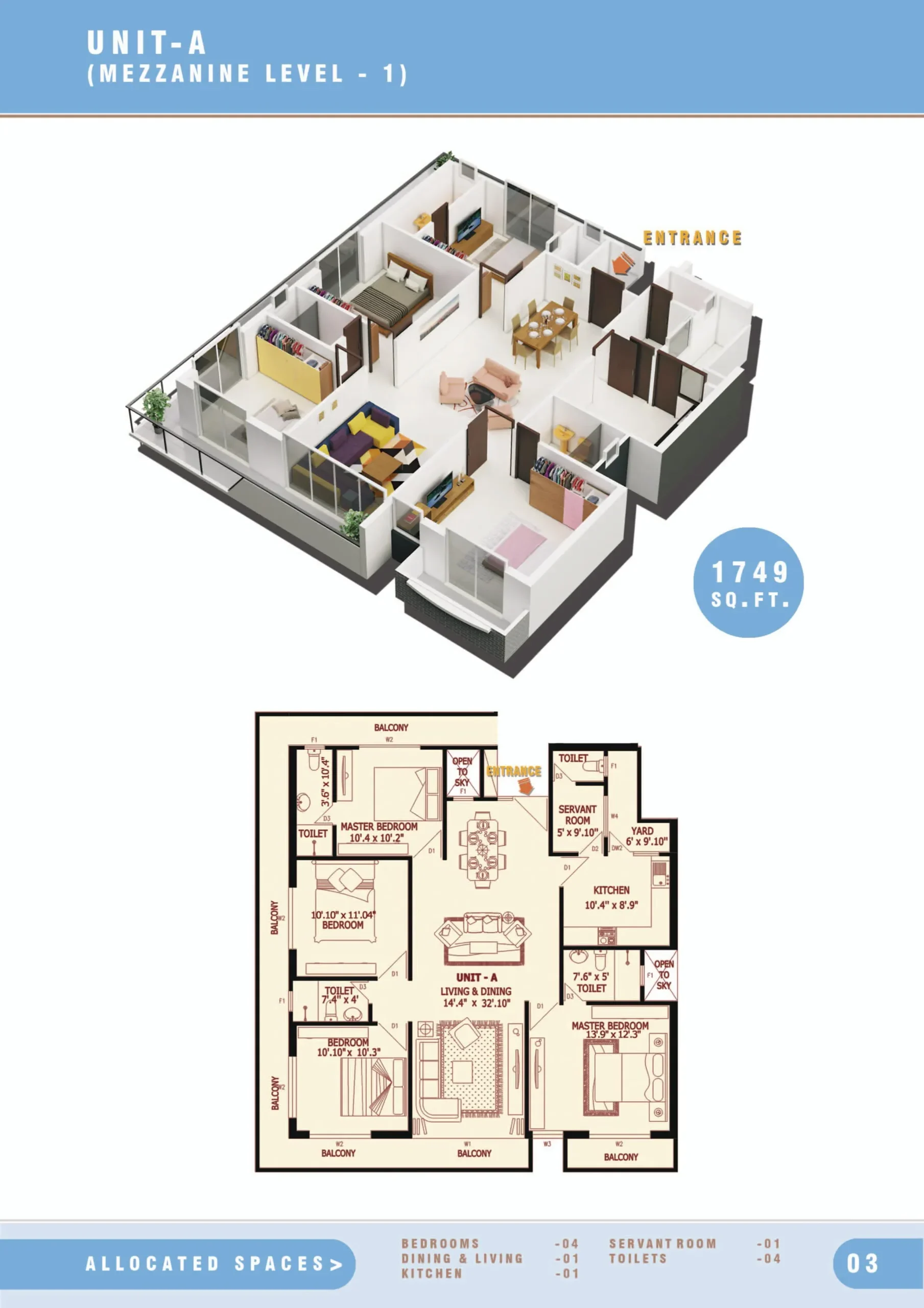 UNIT A - 4BR