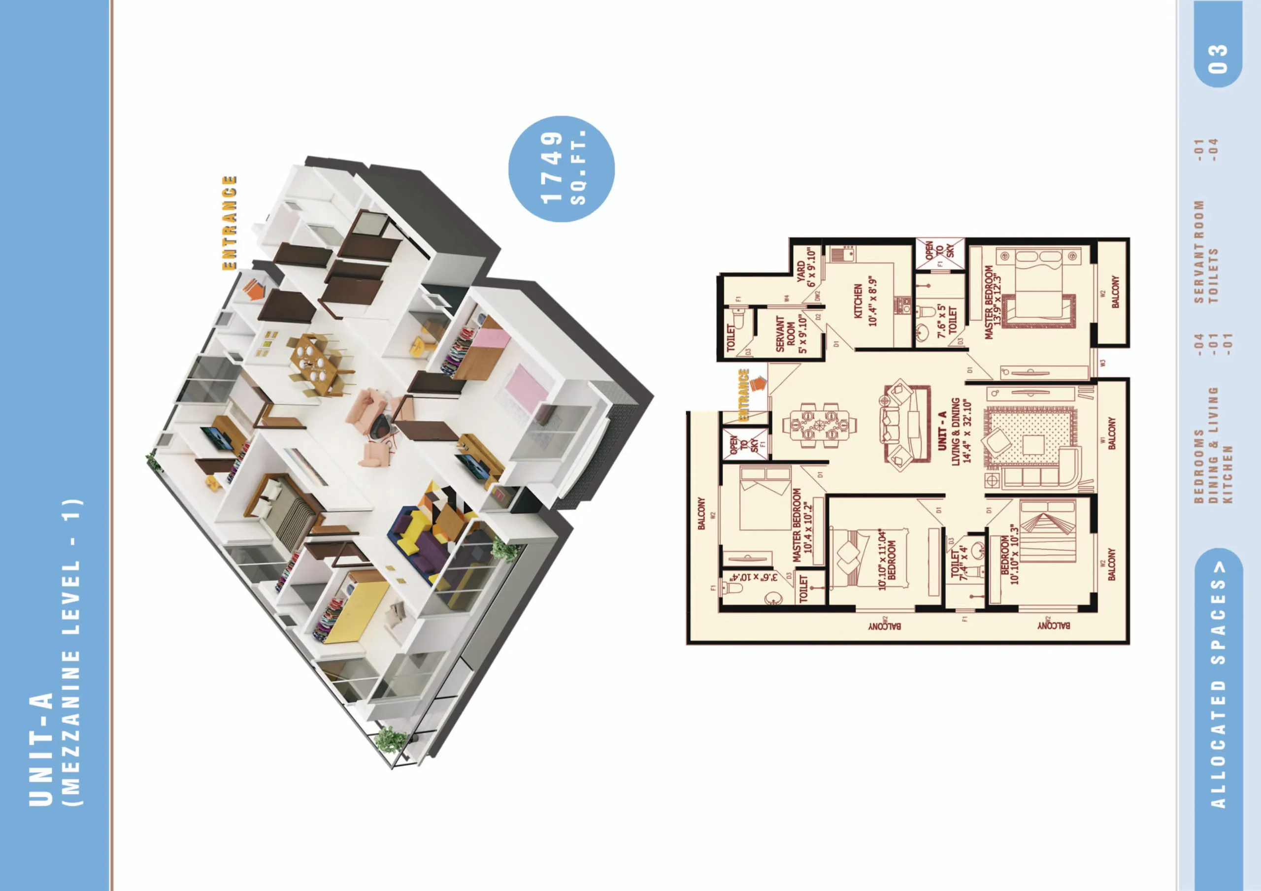 UNIT A - 4BR