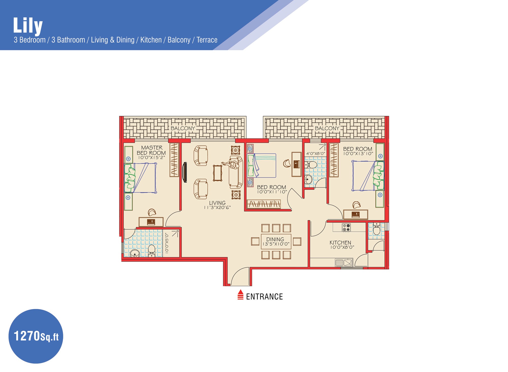 LILY - 3BR