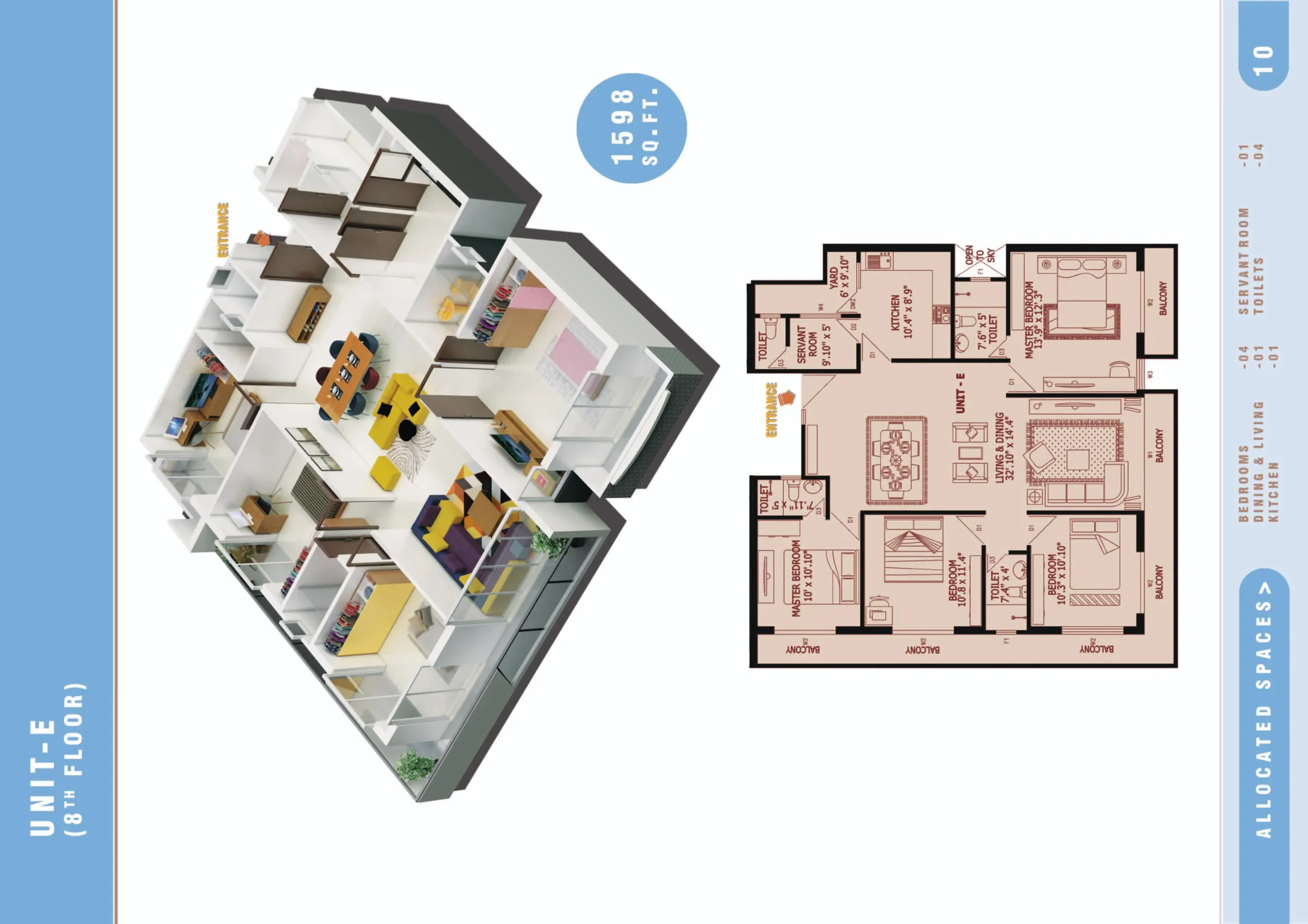 UNIT E - 4BR