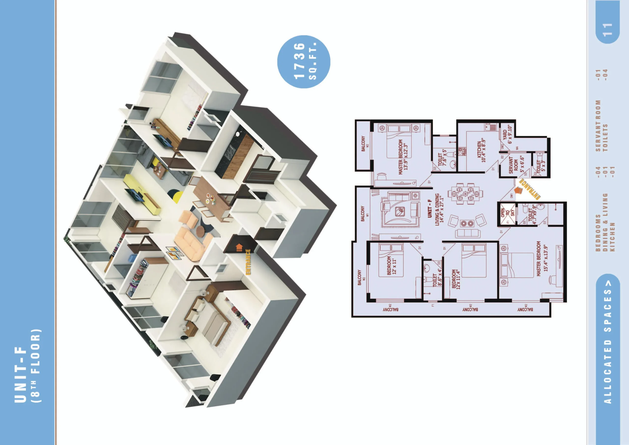 UNIT F - 4BR