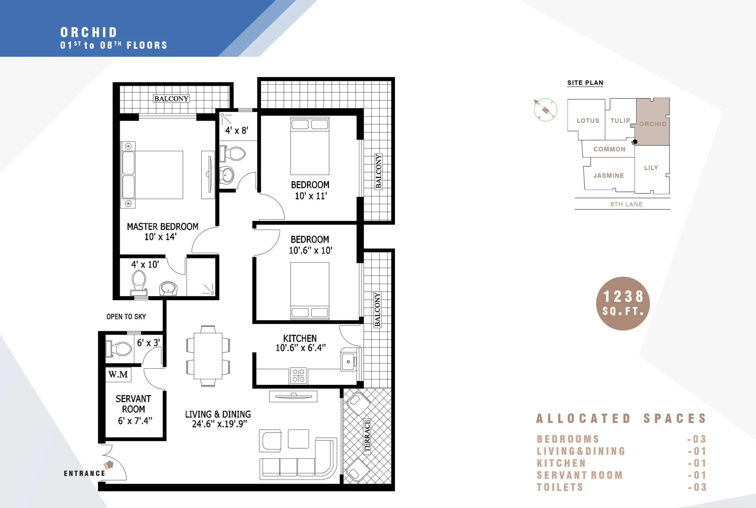 ORCHID - 3BR
