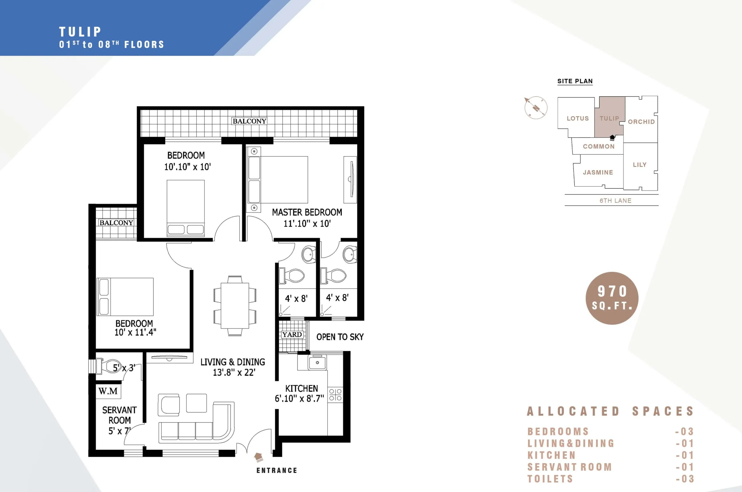 TULIP - 3BR