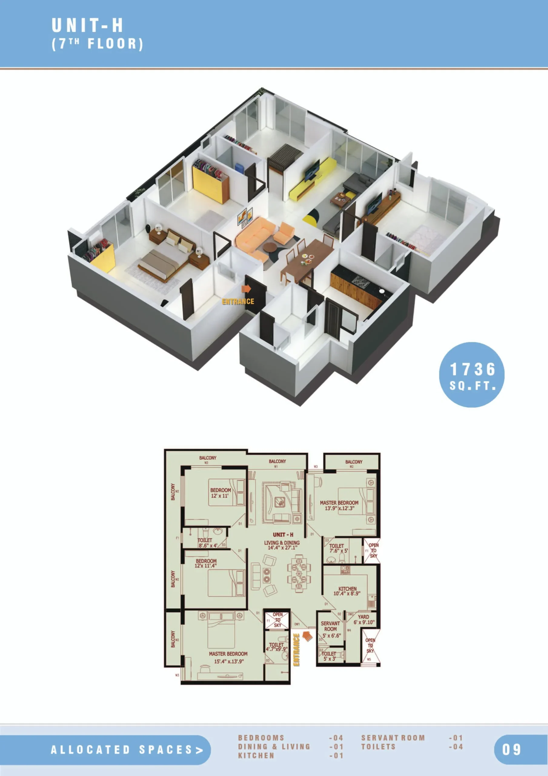 UNIT H - 4BR