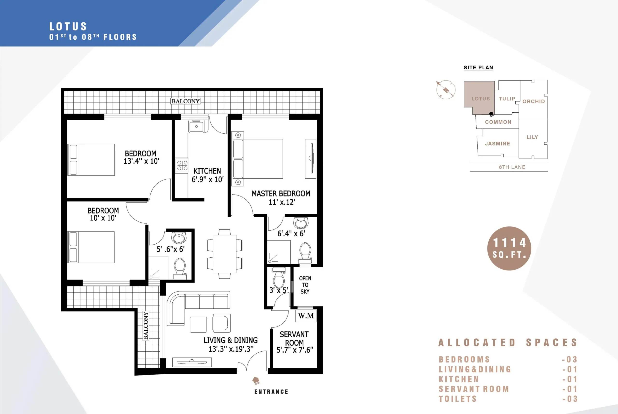 LOTUS - 3BR