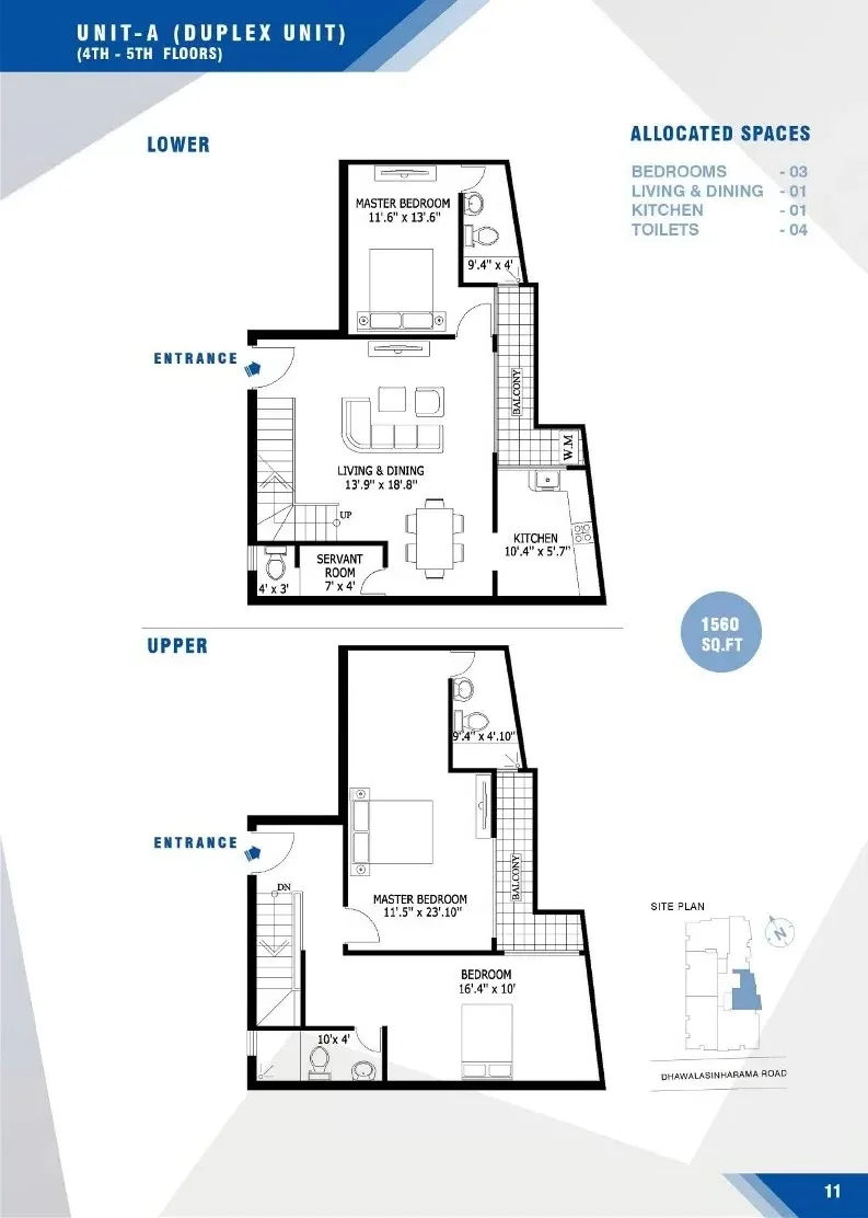UNIT A - 3BR DUPLEX