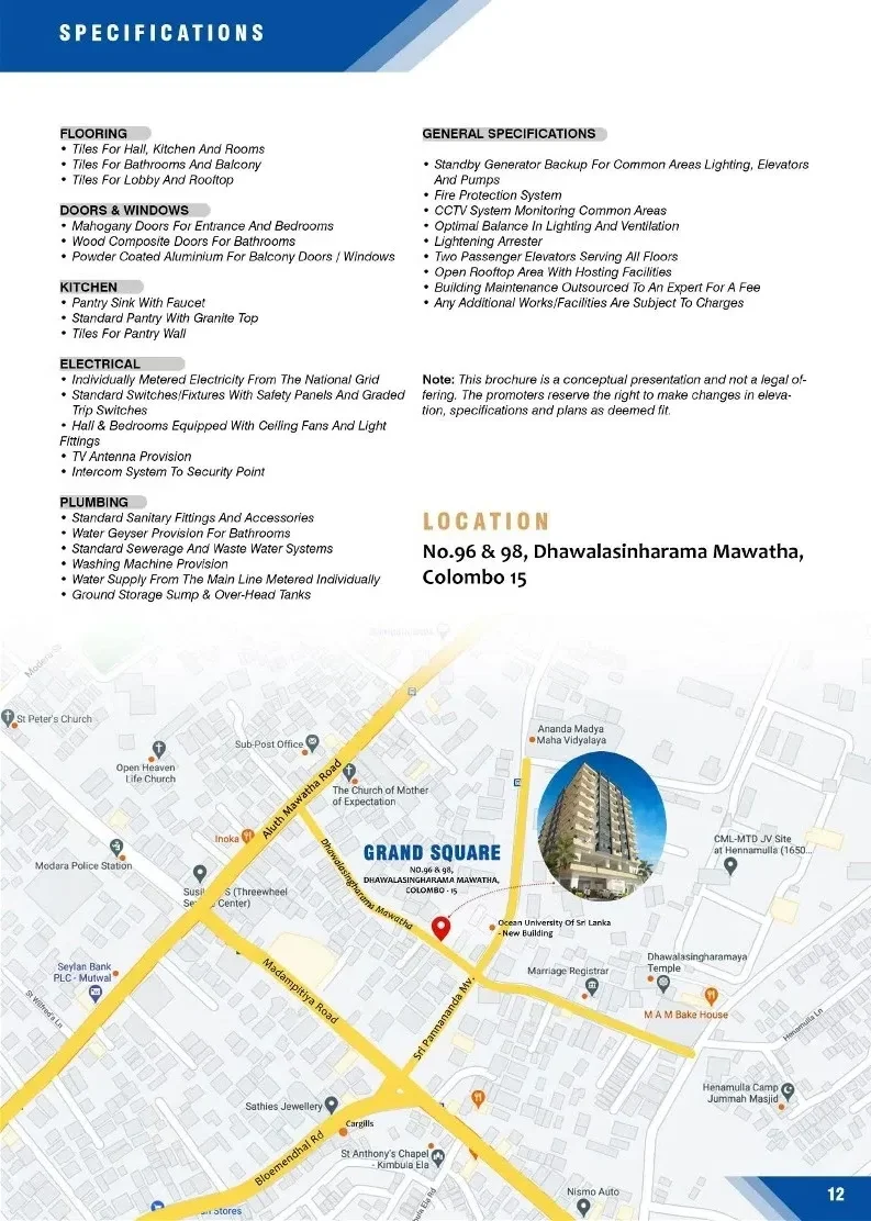 SPECIFICATIONS
